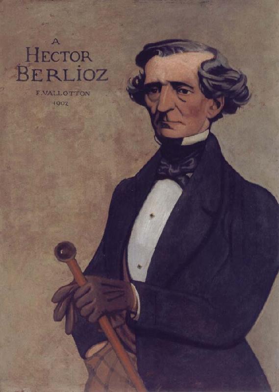 Felix Vallotton Portrait decoratif of Hector Berlioz oil painting picture